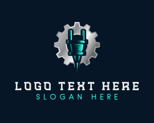 Electricity - Electric Power Plug logo design