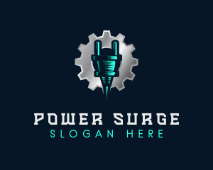 Electricity - Electric Power Plug logo design