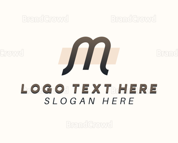 Generic Business Letter M Logo