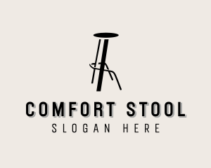 Stool Chair Furniture logo design