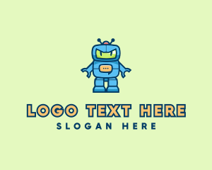 Messaging - Chatbot Robot Message Bot logo design