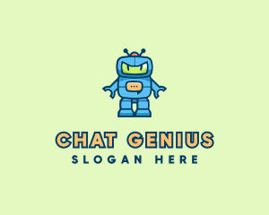 Chatbot - Chatbot Robot Message Bot logo design