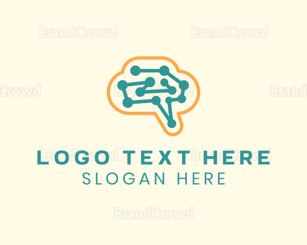 Digital Tech Brain Logo