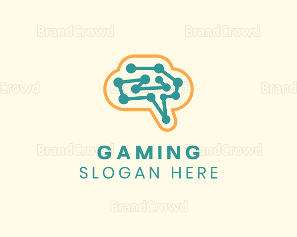 Digital Tech Brain Logo