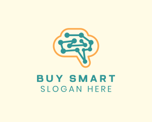 Digital Tech Brain logo design