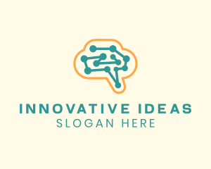 Digital Tech Brain logo design