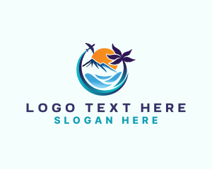 Travel - Travel Beach Tropical logo design