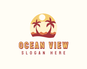 Vacation Beach Resort logo design