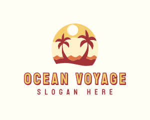 Vacation Beach Resort logo design