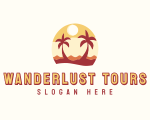 Vacation Beach Resort logo design