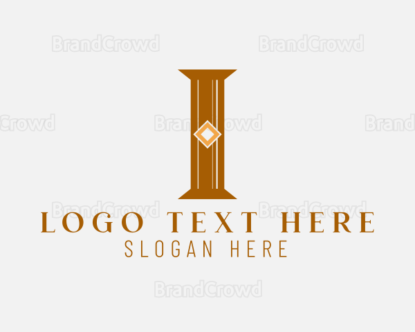 Legal Lawyer Writer Letter I Logo