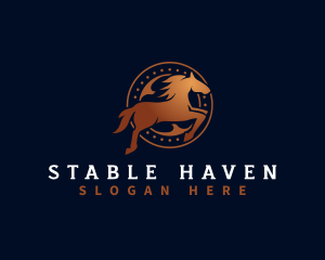 Riding - Equestrian Horse Ranch logo design