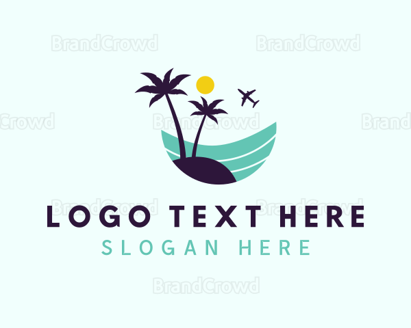 Travel Summer Resort Logo