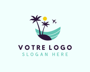 Travel Summer Resort Logo