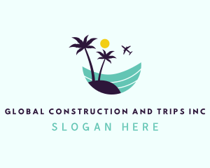Tourist - Travel Summer Resort logo design