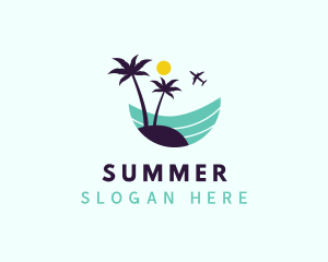 Travel Summer Resort logo design