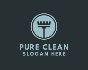 Crown Mop Cleaning logo design