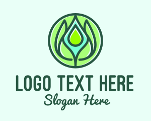 Organic - Natural Essence Oil logo design