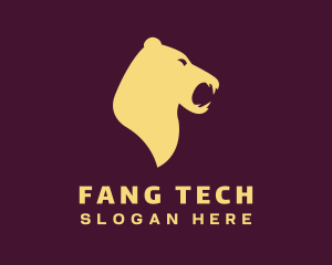 Wild Bear Fangs logo design