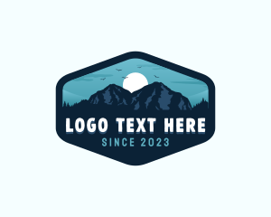 Mountain - Wildlife Mountain Trip logo design