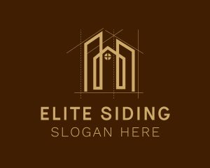 Siding - House Real Estate Architecture logo design