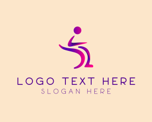 Disability - Wheelchair Therapy Clinic logo design