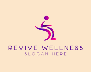 Rehab - Wheelchair Therapy Clinic logo design