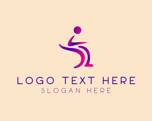 Physical Therapy - Wheelchair Therapy Clinic logo design