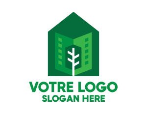 Green City Neighborhood logo design