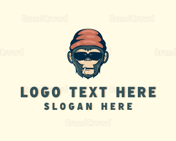 Gaming Monkey Sunglasses Logo