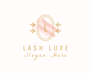 Luxury Mirror Watercolor logo design