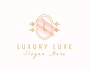 Luxury Mirror Watercolor logo design