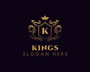 Luxury Crown Crest logo design