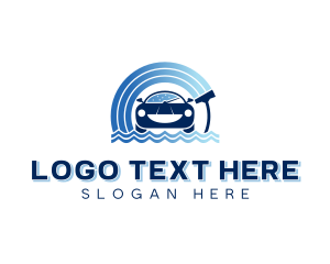 Wiper - Clean Car Wash Wiper logo design