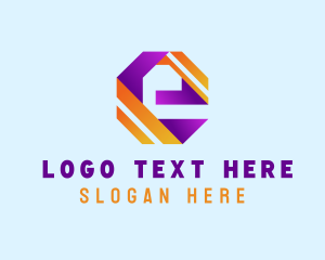 It - Octagon Tech Retail Shop logo design