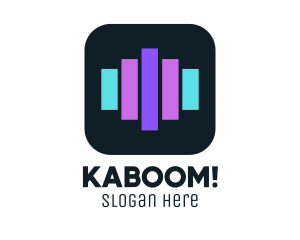 Music Player - Sound Music App logo design