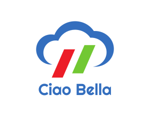 Italian - Italy Weather Cloud logo design