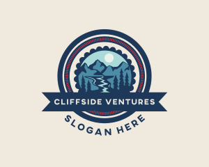 Cliff - Mountain Nature Hiking logo design