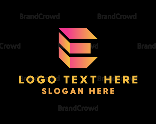 Brand Studio Letter E Logo