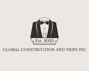 Shop - Tuxedo Bow Tie Lapel logo design