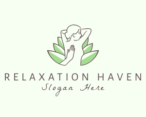 Massage - Woman Massage Spa logo design