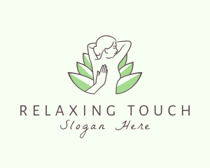 Massage - Woman Massage Spa logo design