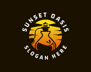 Sunset - Sunset Perfume Lighthouse logo design