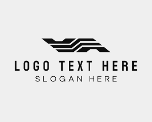 Logistics - Logistics Company Letter A logo design