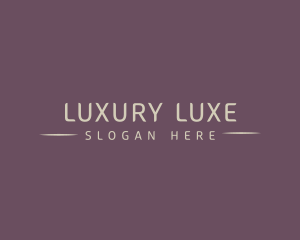 Luxe Boutique Business logo design