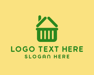 Supermarket - Supermarket Market Cart logo design