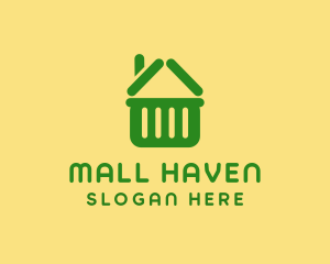 Supermarket Market Cart logo design