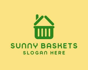 Supermarket Market Cart logo design