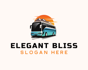 Road Trip - Transportation Bus Vehicle logo design