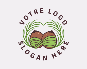Erotic - Sexy Coconut Fruit logo design